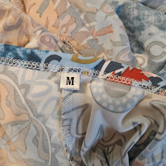 Long Sleeve Aztec Design Dress M - Picture 6 of 7